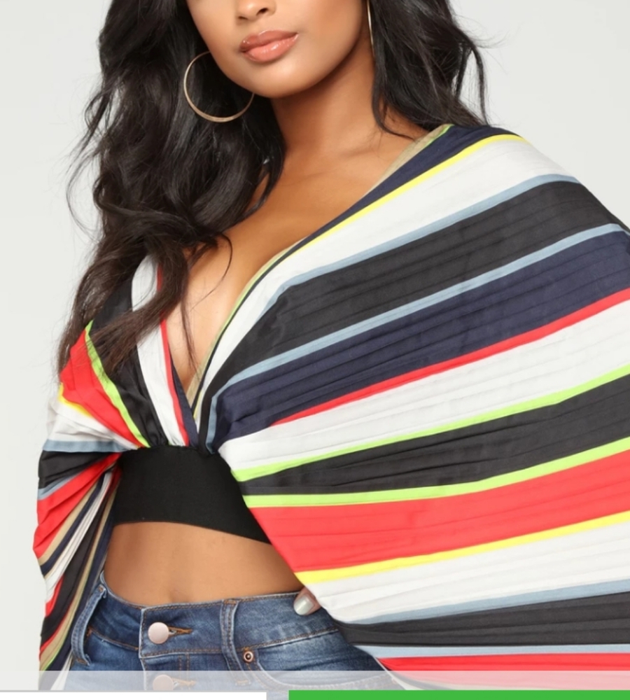 SOLD ON EBAY NWT Fashion Nova Kimono Sleeve Crop - Picture 3 of 8
